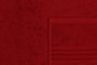 Mijölnir Toalla de Manos Roja 100% Algodón 500 gr/m² 50x90 cm